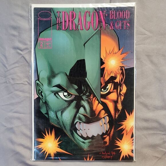 Image Comics "The Dragon: Blood & Guts" issues 1-3 complete set - vintage 1995 - Picture 4 of 8